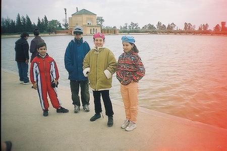 les 4 plongeures : ali,amine,hajar,ghita
